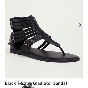 Size 7.5 torrid gladiator sandals